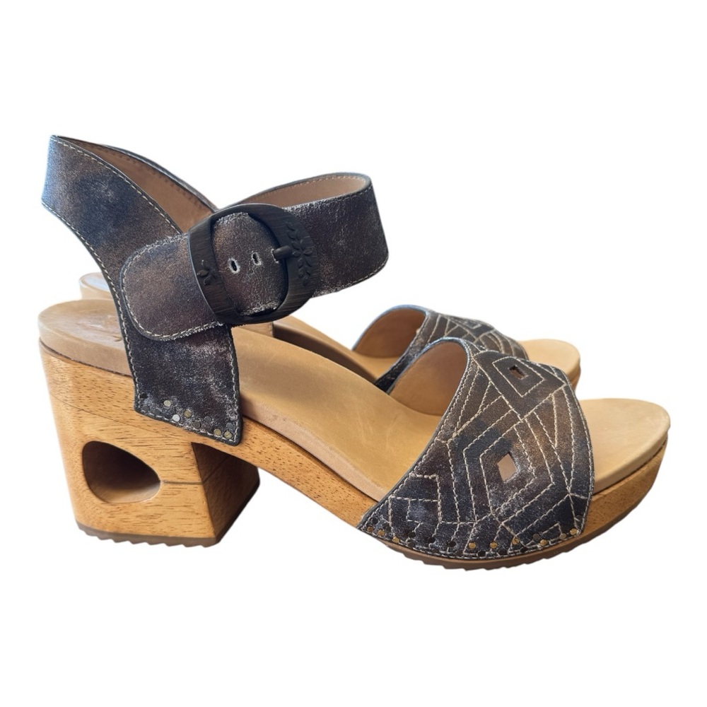Dansko Women's Odele - Denim Metallic Leather size 41 / 10.5 - Picture 8 of 8